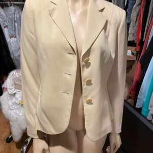 Talbots Cream Women's Blazer